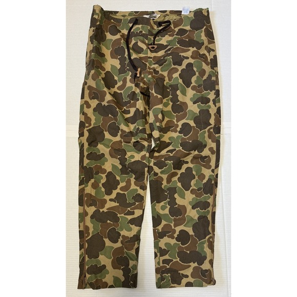 DUXBAK -‎ Men's Vintage Duck Camo Gore-Tex Hunting Pants - Size Small - 38x31